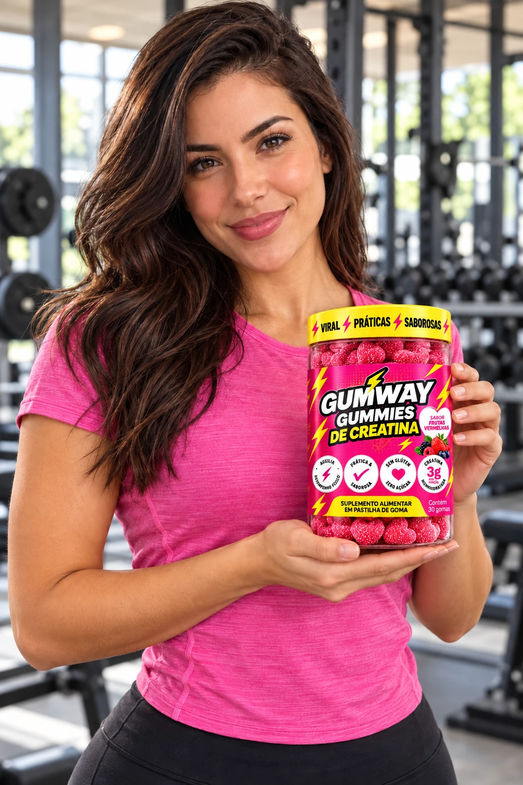 Gumway Frutas Vermelhas na academia