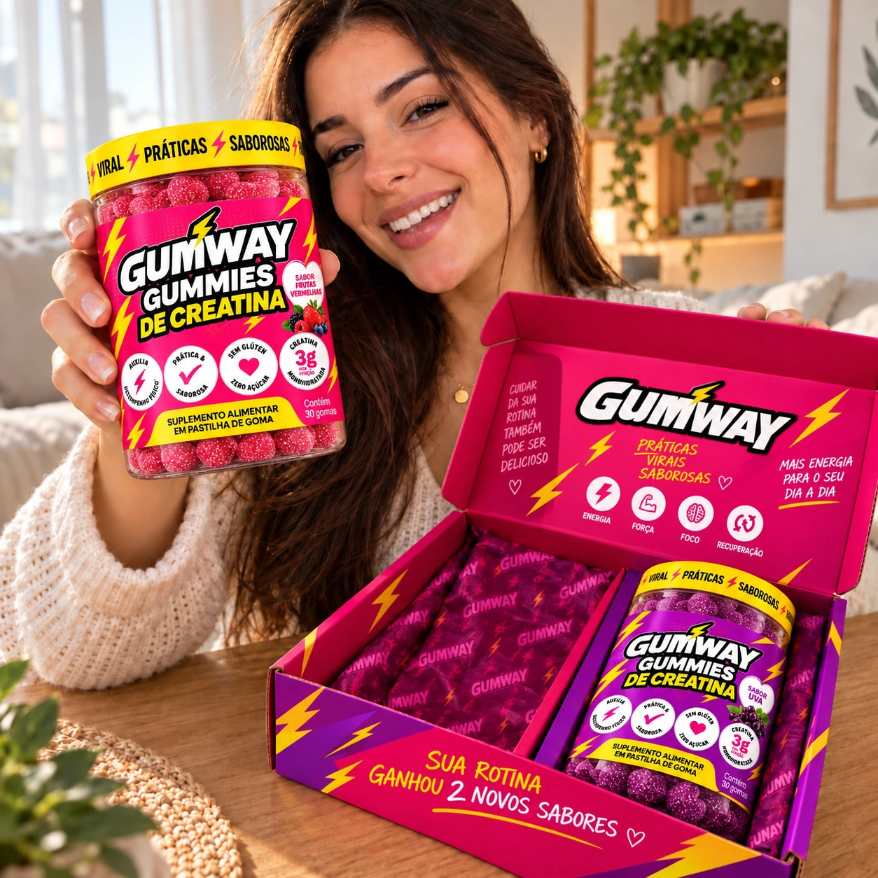 Kit Gumway Frutas Vermelhas